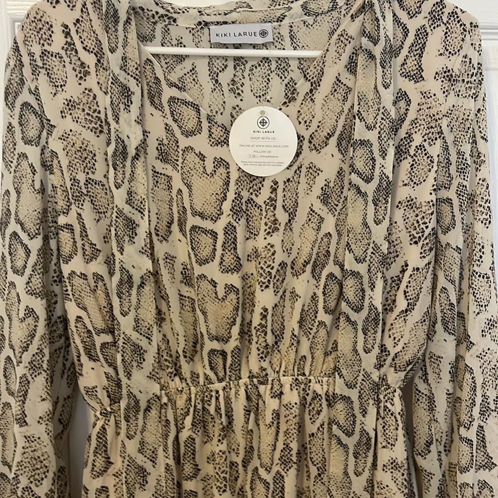 NWT! Animal print dress size medium!